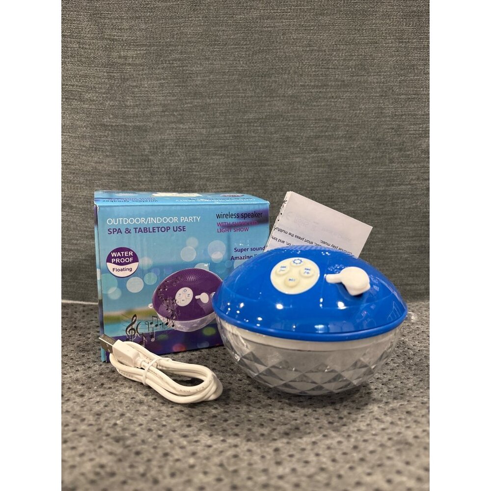 Wireless Waterproof Floating Speaker For Indoor/OutdoorAmazing Light Bluetooth